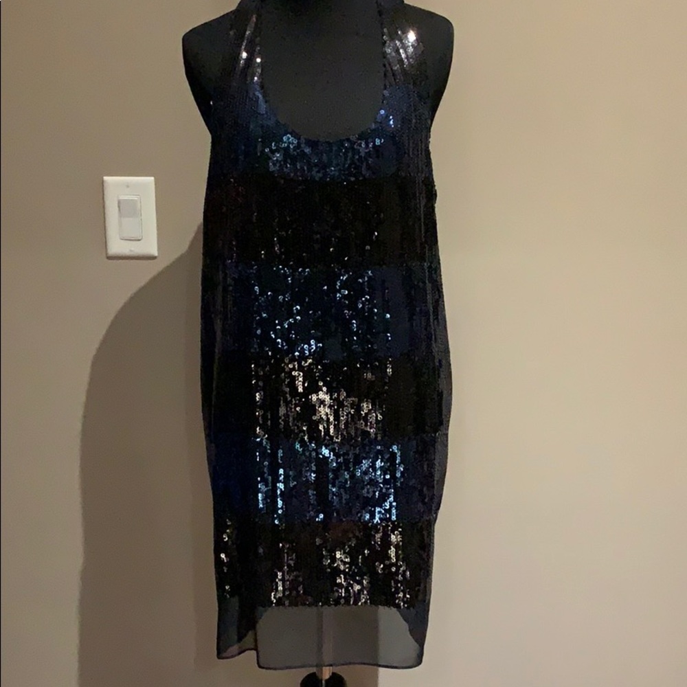 Ali Ro Sequins Cocktail Dress